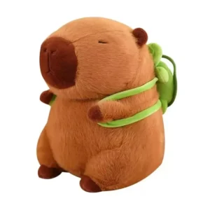 Kapybara s batohem želvou hnědá